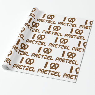 Ik hart Pretzel Cadeaupapier