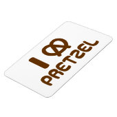 Ik hart Pretzel Magneet (Linkerzijde)