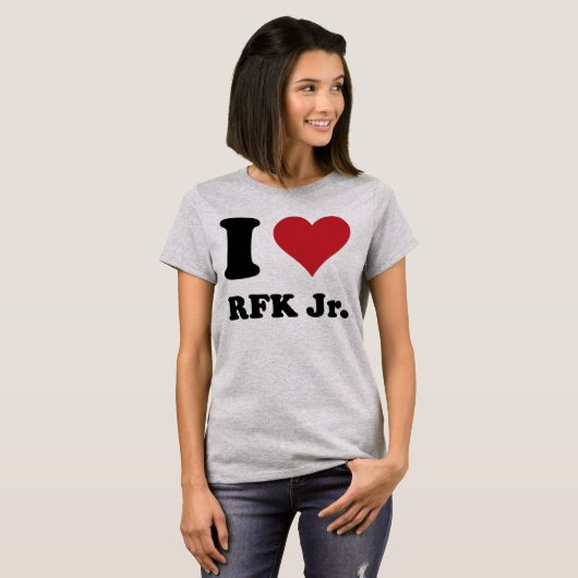Ik hart RFK JR T-shirt (Voorkant volledig)
