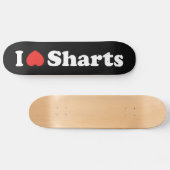 Ik Hart Scheten Skateboard (Horizontaal)