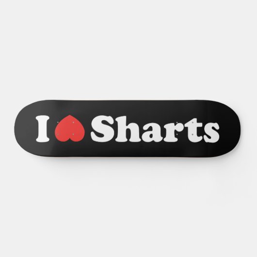 Ik Hart Scheten Skateboard (Horizontaal)