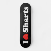 Ik Hart Scheten Skateboard (Voorkant)