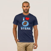 Ik hart Steak Shirt (Voorkant volledig)