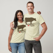 Ik hart Vegans T-shirt (Unisex)