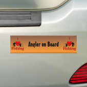 Ik hart Vist Bumpersticker (Op auto)