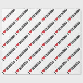 Ik hart Vist Cadeaupapier (Vlak)