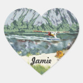 Ik hart Vist Sticker (Voorkant)