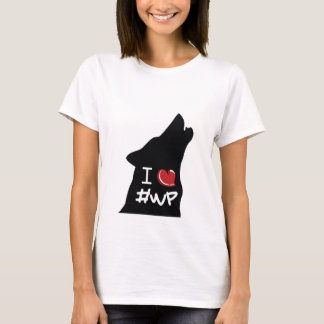 Ik hart Wolfpack-tank T-shirt