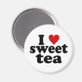 Ik hart zoete thee magneet (Voorkant / Achterkant)