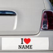 Ik hartnaam bumpersticker