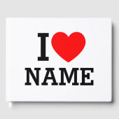 Ik hartnaam gastenboek (Voorkant)