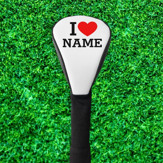 Ik hartnaam golfheadcover