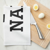 Ik hartnaam theedoek (Quarter Fold)