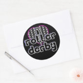 Ik hartritme derby ronde sticker (Envelop)