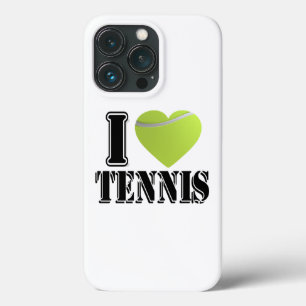Ik harttennis   Ik hou van tennis iPhone 13 Pro Hoesje