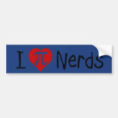 Ik hartzenuwen bumpersticker (Voorkant)