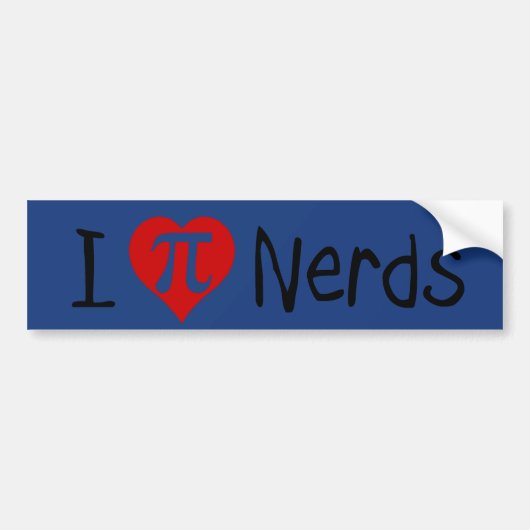 Ik hartzenuwen bumpersticker (Voorkant)