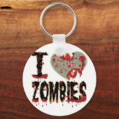 Ik hartzombies! sleutelhanger (Voorkant)