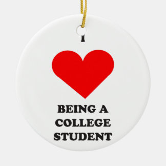 Ik HEART ben student. Keramisch Ornament
