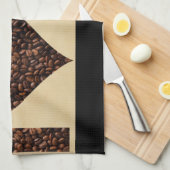 Ik "Heart" Coffee Kitchen Towel Theedoek (Quarter Fold)