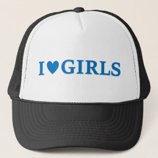 Ik "Heart" Girls Trucker Pet