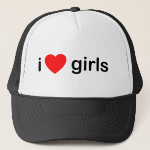 Ik Heart Girls - vrouwen houden van Trucker Pet