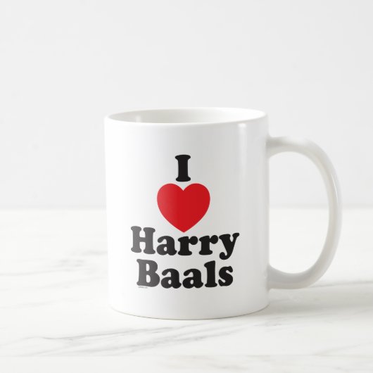 Ik 'Heart' Harry Baals Koffiemok (Rechts)