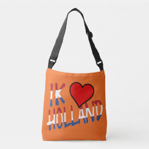 Ik Heart Holland bekleding op of cbbcn Crossbody Tas