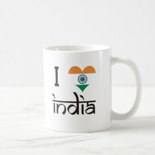 Ik "Heart" India - Ik hou van India Koffiemok
