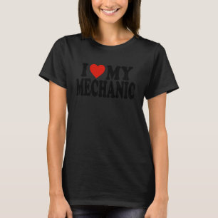 Ik HEART LOVE Mijn Monteur T-shirt