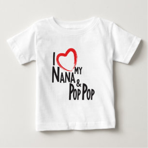 Ik HEART mijn Nana en Pop Pop, hou van mijn grooto