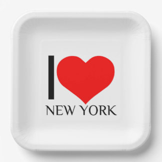 IK HEART NEW YORK PAPIEREN BORDJE