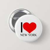 IK HEART NEW YORK RONDE BUTTON 5,7 CM (Voorkant /achterkant)