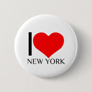 IK HEART NEW YORK RONDE BUTTON 5,7 CM