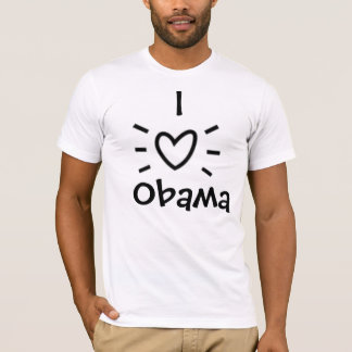 IK 'HEART' OBAMA. T-SHIRT