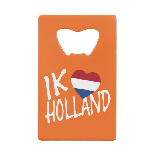 Ik Heartflag Holland en poids sur ou bocal (Devant)
