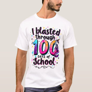Ik heb 100 dagen eenhoorn op school doorgebracht t-shirt