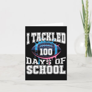 Ik heb 100 dagen getrapt Football jongens Kinder 1 Kaart
