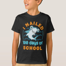 Ik heb 100 dagen gezeten van Schoolhamerhaai T-shirt