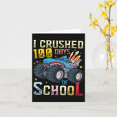 Ik heb 100 dagen haaienmonstertruck 1 verpletterd kaart (Gele Bloem)