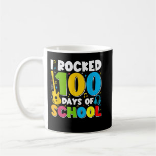 Ik heb 100 dagen op school gitaarmuziek uitgerold koffiemok