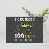 Ik heb 100 dagen school gekraakt kaart (Staand voorkant)