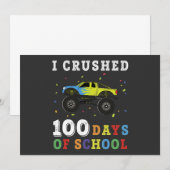 Ik heb 100 dagen school gekraakt kaart (Voorkant / Achterkant)