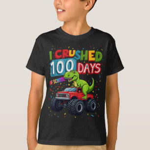 Ik heb 100 dagen school gekraakt t-shirt