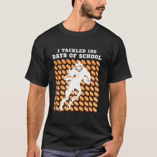 Ik Heb 100 Dagen Schoolvoetbal Aangepakt 100 Dagen T-shirt