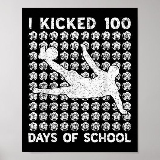 Ik heb 100 dagen van de schoolmeester 100e dag van poster (Voorkant)