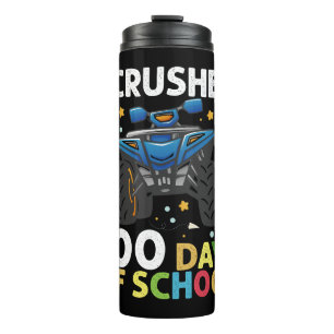Ik heb 100 dagen van de schoolmonster Truck Boys o Thermosbeker