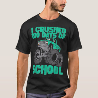 Ik heb 100 dagen van de schoolMonster Truck Kinder T-shirt