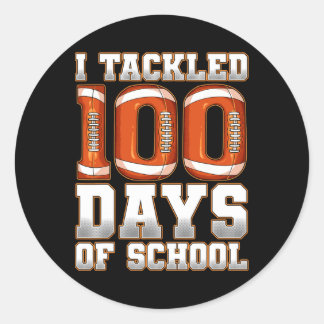 Ik heb 100 dagen van het Football van de school aa Ronde Sticker