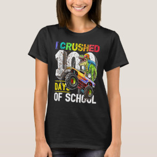 Ik heb 100 dagen van school Dino Trex Riding Mons T-shirt